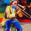 musician-clown-paint-by-numbers