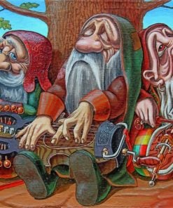 musician-dwarfs-paint-by-numbers