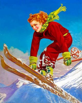 vintage-skiing-girl-paint-by-number