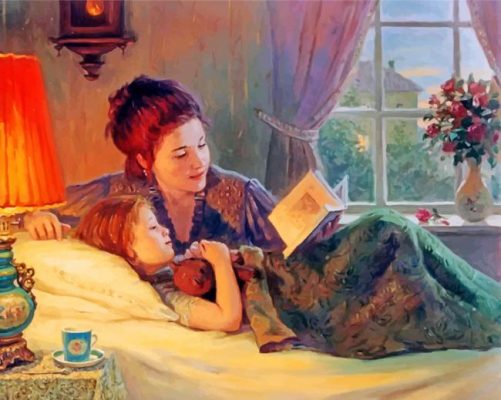 woman-and-daughter-paint-by-number