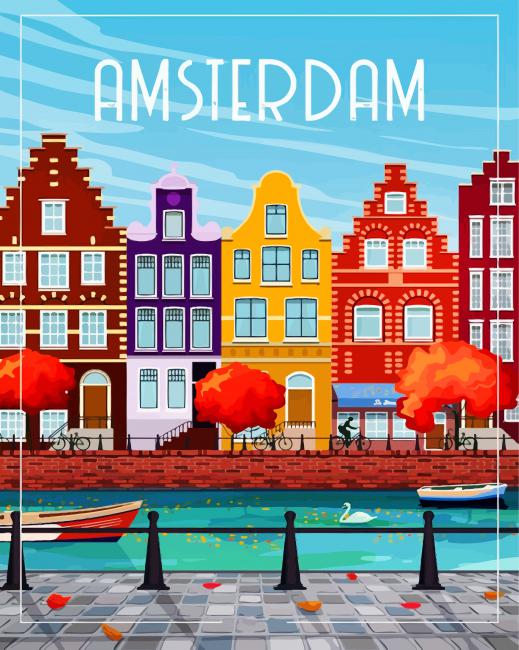 Buy Amsterdam - painting by numbers online