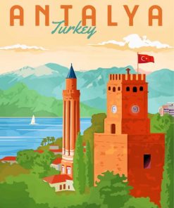 Antalya Turkey Paint by numbers