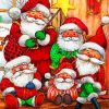 Christmas Santa Paint by numbers
