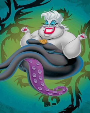 Disney Ursula Paint By Numbers - Numeral Paint Kit