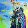 Golf Bag paint by numbers