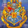 Harry Potter Hogwarts Logo Paint by numbers