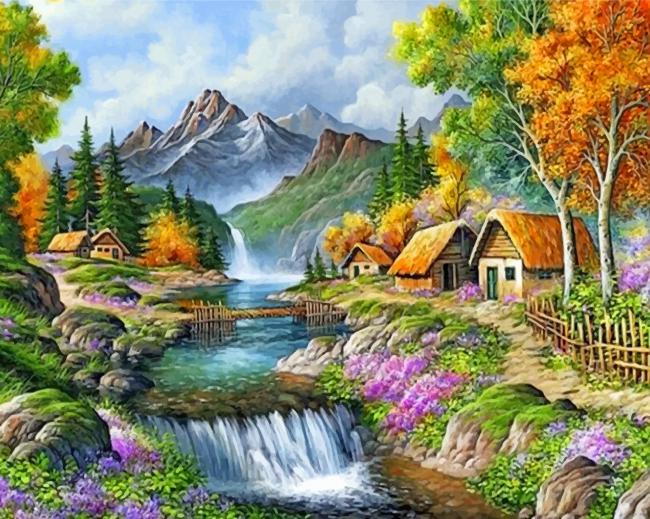 Waterfall Painting Kit