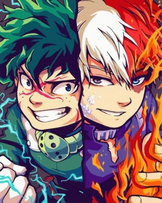 Boku No Hero Academia paint by numbers