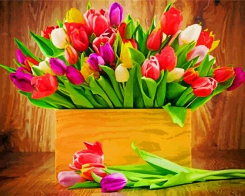 bouquets-of-tulips-paint-by-number