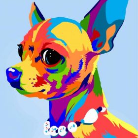 Chihuahua Dog Paint By Numbers - Numeral Paint Kit