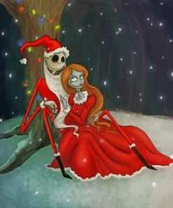 jack-and-sally-during-christmmas-paint-by-numbers