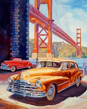 retro-cars-golden-gate-paint-by-numbers