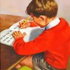 vintage-boy-studying-paint-by-number