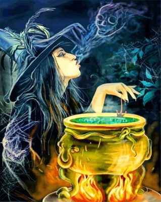 witch-doing-magic-paint-by-number