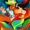 Abstract Dancers Art Paint by numbers