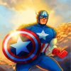 Captain America Paint by numbers