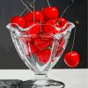 Cherries In Bowl Paint by numbers