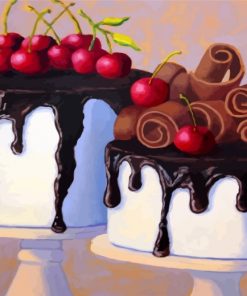 Chocolate Cakes Paint by numbers
