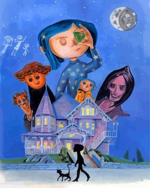 Coraline Animation Paint By Numbers - Numeral Paint Kit