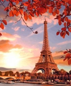 Eiffel Tower Paris Paint by numbers