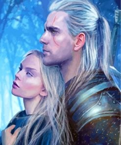 Geralt-and-his-lover-paint-by-numbers