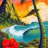 Hawaiian Tropical Island Paint by numbers