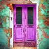 Old Purple Door Paint by numbers