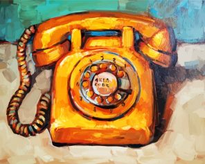 Retro Phone Paint by numbers