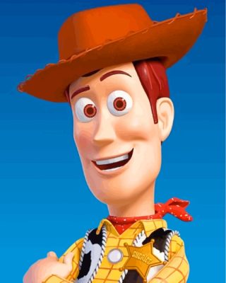 Sheriff Woody Paint By Numbers - Numeral Paint Kit