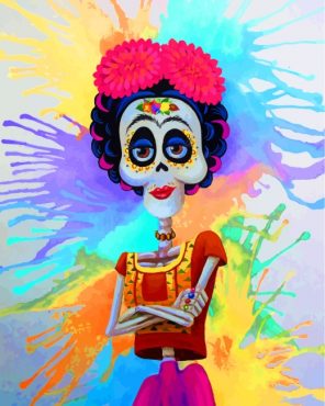 Sugar Skull Frida Paint by numbers