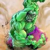 Superhero Hulk Paint by numbers