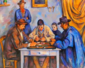 The Card Players Paint by numbers