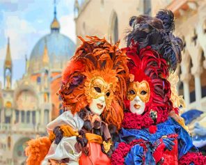 Venice Carnival Paint by numbers