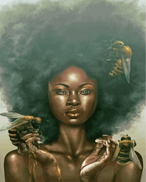 afro-lady-paint-by-numbers