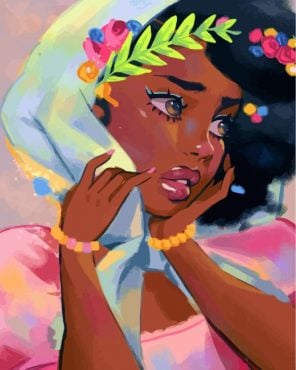 beautiful-black-lady-paint-by-numbers