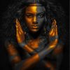 black-and-gold-girl-paint-by-numbers