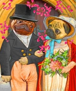 classy-pug-couple-paint-by-numbers