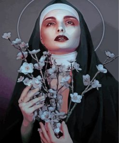dark-Nun-beauty-paint-by-numbers