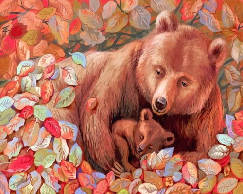 grizzly-bear-paint-by-numbers