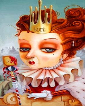 Queen Of Tarts Alice In Wonderland Paint by numbers