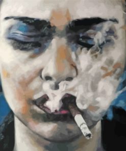 paint by numbers kit Smoking Boy Art