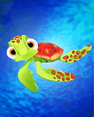 Squirt Finding Nemo Paint By Numbers - Numeral Paint Kit