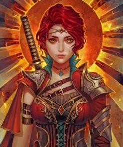 steampunk-fire-girl-paint-by-numbers