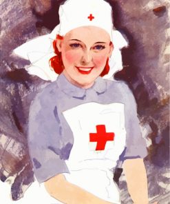 Nurse - Paint by numbers - Numeral Paint