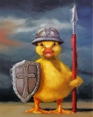 warrior-little-duck-paint-by-numbers