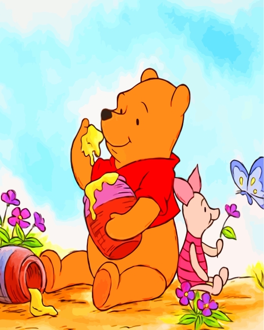 paint by numbers kit Winnie The Pooh Disney