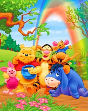 Winnie The Pooh And His Friends Paint By Numbers - Numeral Paint Kit
