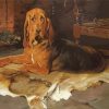 Bloodhound Dog Paint by numbers