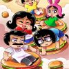 Bobs Burgers Illustration Paint by numbers