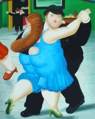 Botero Fat Dancers Paint by numbers